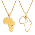pendentif continent Africain