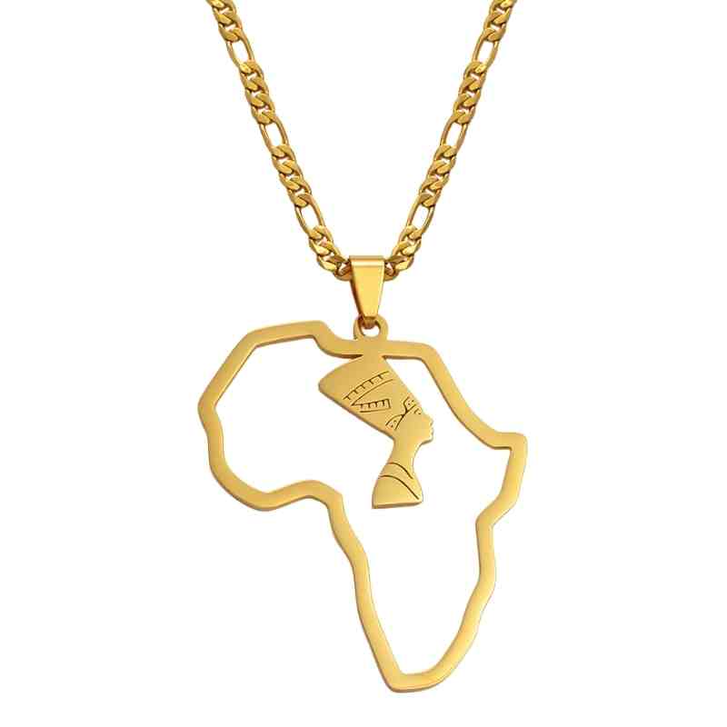 pendentif visage africain