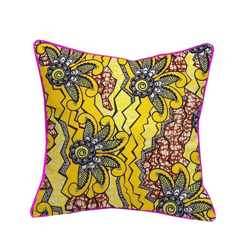 coussin wax jaune