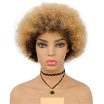 perruque afro blonde