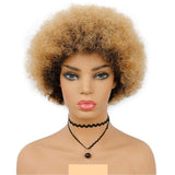 perruque afro blonde