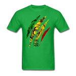 t-shirt griffe de Lion vert