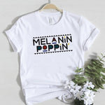 t-shirt femme melanin poppin