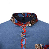 chemise col mao africaine