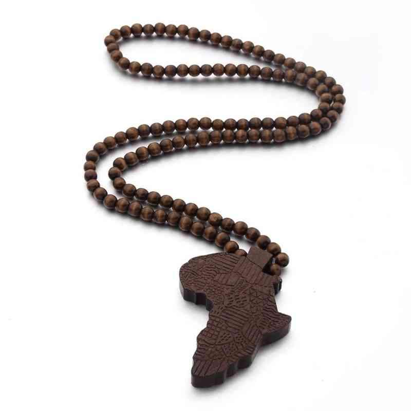 collier afrique marron