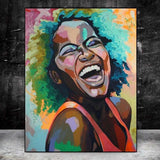 Peinture femme africaine toile