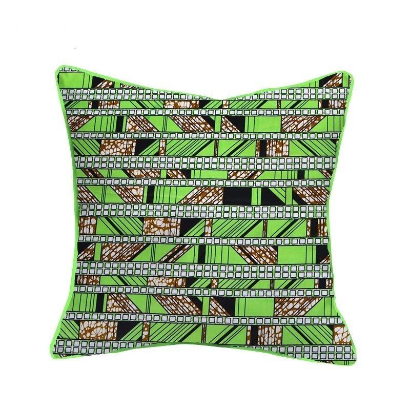 coussin wax vert