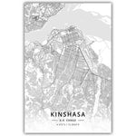 Carte de Kinshasa