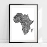 tableau afrique noir et blanc