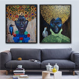 Tableau art contemporain Africain