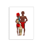 tableau parents tribu africaine
