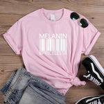 T-Shirt Africain Femme<br> Melanin Priceless