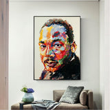 tableau martin luther king souriant