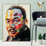 tableau martin luther king portrait