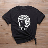 T-shirt femme powerful noir